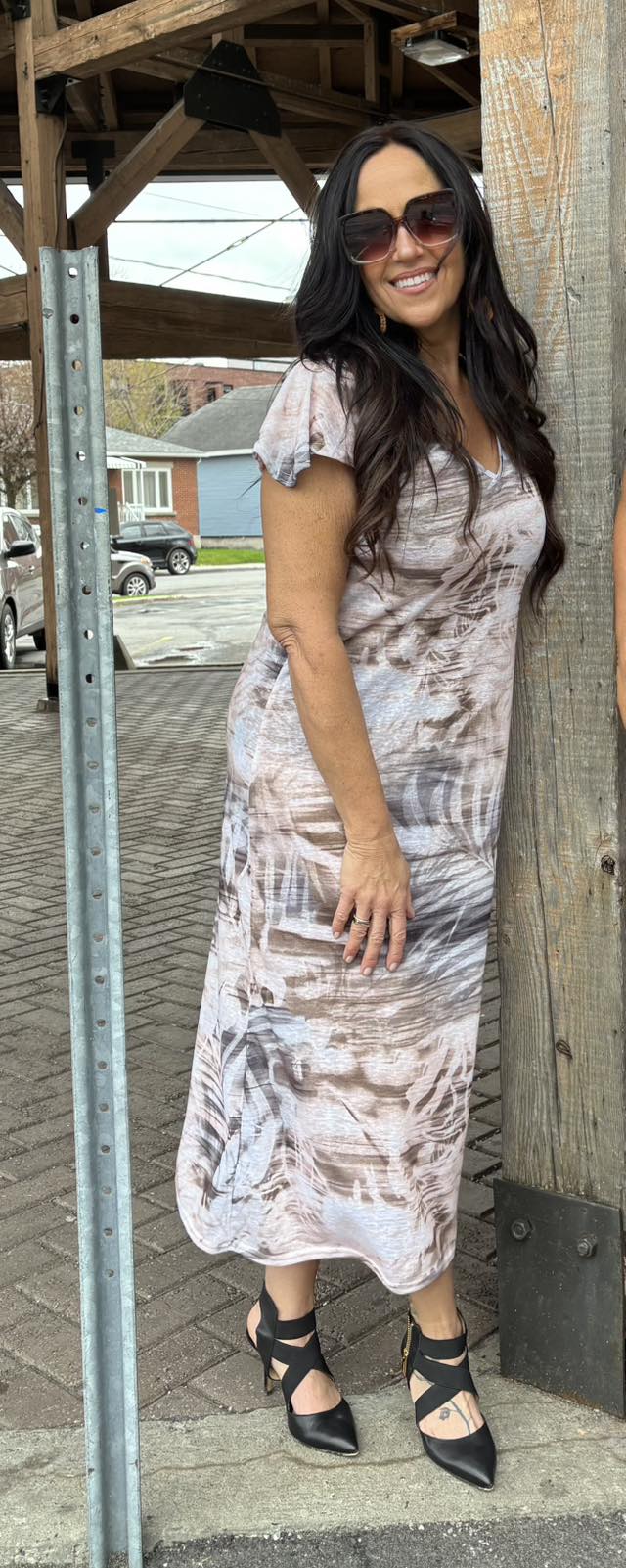Robe semi-longue